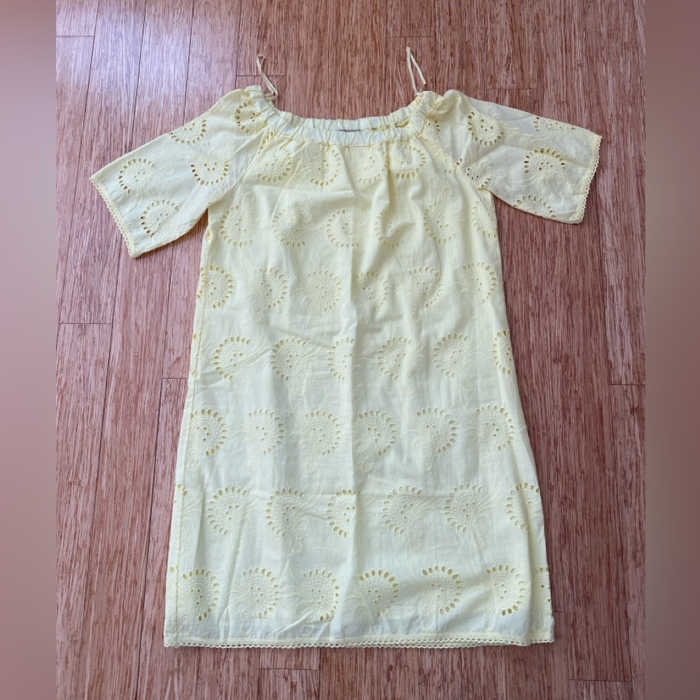 Luisa Perla Yellow Women’s Dress Made in Italy